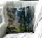 Nature Misty Cotton Linen Throw Pillow Case Cushion Cover Home Office Decorative for Sofa Living Room Square 18 X 18 Inches